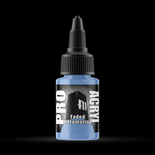 Faded Ultramarine - Premium Matte Acrylic Miniatures Paint - Monument Hobbies - 22 mL Dropper Bottle