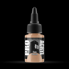 Tan Flesh - Premium Matte Acrylic Miniatures Paint - Monument Hobbies - 22 mL Dropper Bottle