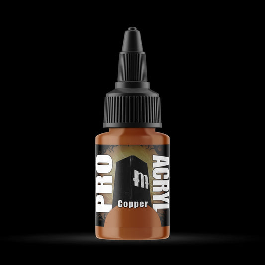 Copper - Premium Metallic Acrylic Miniatures Paint - Monument Hobbies - 22 mL Dropper Bottle