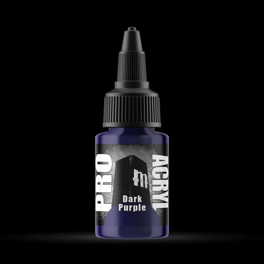 Dark Purple - Premium Matte Acrylic Miniatures Paint - Monument Hobbies - 22 mL Dropper Bottle