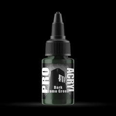 Dark Camo Green - Premium Matte Acrylic Miniatures Paint - Monument Hobbies - 22 mL Dropper Bottle