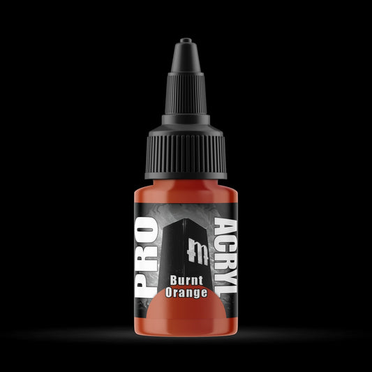 Burnt Orange - Premium Matte Acrylic Miniatures Paint - Monument Hobbies - 22 mL Dropper Bottle