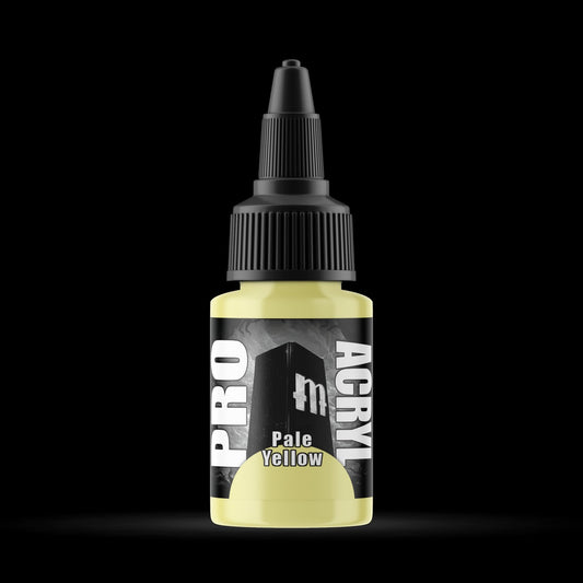 Pale Yellow - Premium Matte Acrylic Miniatures Paint - Monument Hobbies - 22 mL Dropper Bottle