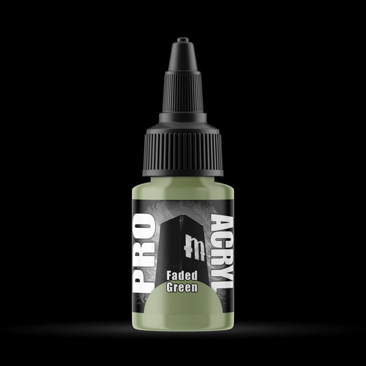 Faded Green - Premium Matte Acrylic Miniatures Paint - Monument Hobbies - 22 mL Dropper Bottle