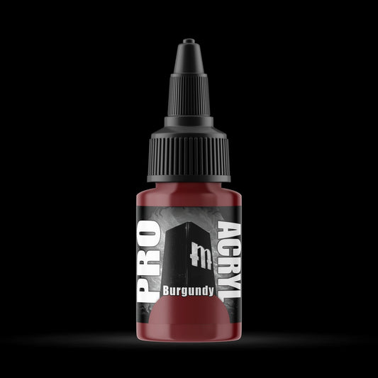 Burgundy - Premium Matte Acrylic Miniatures Paint - Monument Hobbies - 22 mL Dropper Bottle