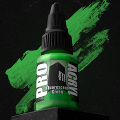 Fluorescent Green - Premium Matte Acrylic Miniatures Paint - Monument Hobbies - 22 mL Dropper Bottle