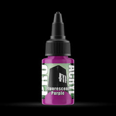 Fluorescent Purple - Premium Matte Acrylic Miniatures Paint - Monument Hobbies - 22 mL Dropper Bottle