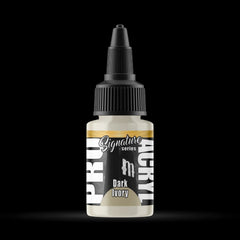 Dark Ivory - Premium Matte Acrylic Miniatures Paint - Monument Hobbies - 22 mL Dropper Bottle