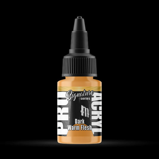 Dark Warm Flesh - Premium Matte Acrylic Miniatures Paint - Monument Hobbies - 22 mL Dropper Bottle