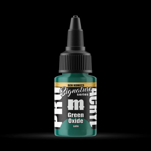 Green Oxide - Premium Satin Acrylic Miniatures Paint - Monument Hobbies - 22 mL Dropper Bottle