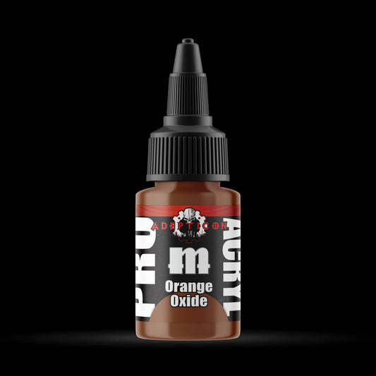 Orange Oxide - Premium Matte Acrylic Miniatures Paint - Monument Hobbies - 22 mL Dropper Bottle