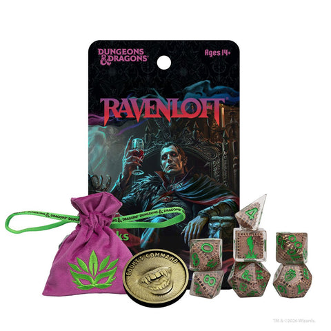 Dungeons and Dragons: Mists of Ravenloft Treasure Pack Dice Set
