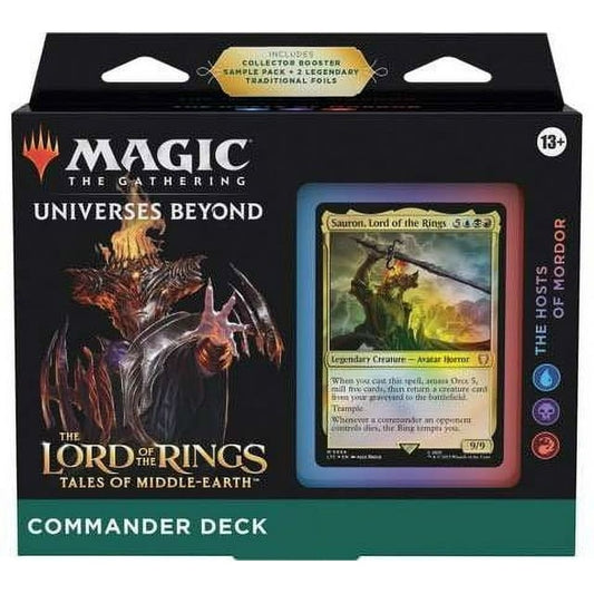 Magic the Gathering (MTG) Universes Beyond: LOR Tales of Middle-Earth- The Hosts of Mordor Commander Deck