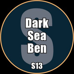 Dark Sea Ben - Premium Satin Acrylic Miniatures Paint - Monument Hobbies - 22 mL Dropper Bottle