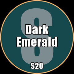 Dark Emerald - Premium Satin Acrylic Miniatures Paint - Monument Hobbies - 22 mL Dropper Bottle