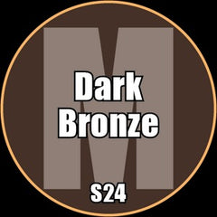 Dark Bronze - Premium Metallic Acrylic Miniatures Paint - Monument Hobbies - 22 mL Dropper Bottle