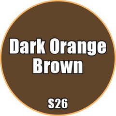 Dark Orange Brown - Premium Matte Acrylic Miniatures Paint - Monument Hobbies - 22 mL Dropper Bottle