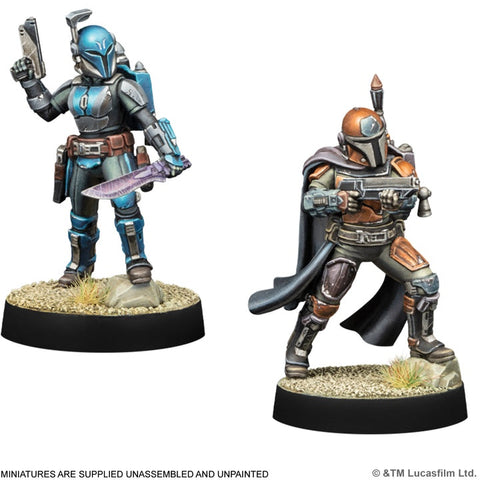 Star Wars: Legion- Customizable Mandalorian Leader and Hunter