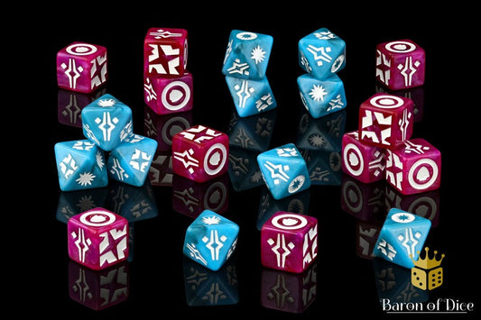 Alien Icon Galactic Skirmish - Hand Crafted Resin Shatterpoint 20 Dice Set