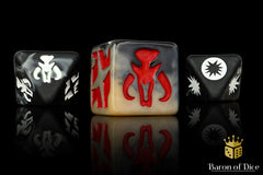 Bounty Hunter Galactic Skirmish - Hand Crafted Resin Shatterpoint 20 Dice Set