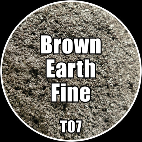 Brown Earth (Fine) - Basing Texture Paste - Monument Hobbies - 120 mL Tube