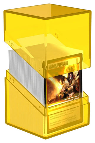 Amber - Boulder 100+ Clear Deck Box