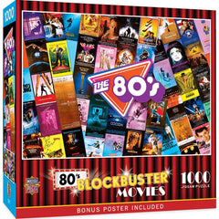 80's Blockbusters 1000 Piece Puzzle