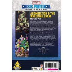 Abomination & Wrecking Crew - Marvel Crisis Protocol Official Character Pack (CP162) - Gootzy Gaming