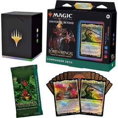 Magic the Gathering (MTG) Universes Beyond: LOR Tales of Middle-Earth- The Hosts of Mordor Commander Deck