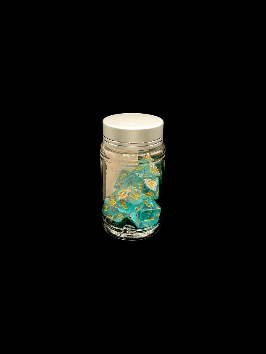 Alchemist Water - Plastic Standard 7 Dice Set - D&D Dice - Gootzy Gaming