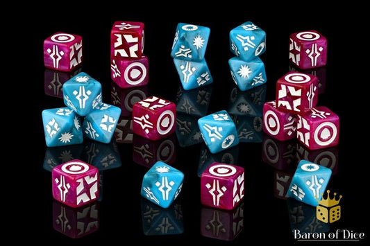 Alien Icon Galactic Skirmish - Hand Crafted Resin Shatterpoint 20 Dice Set - Gootzy Gaming