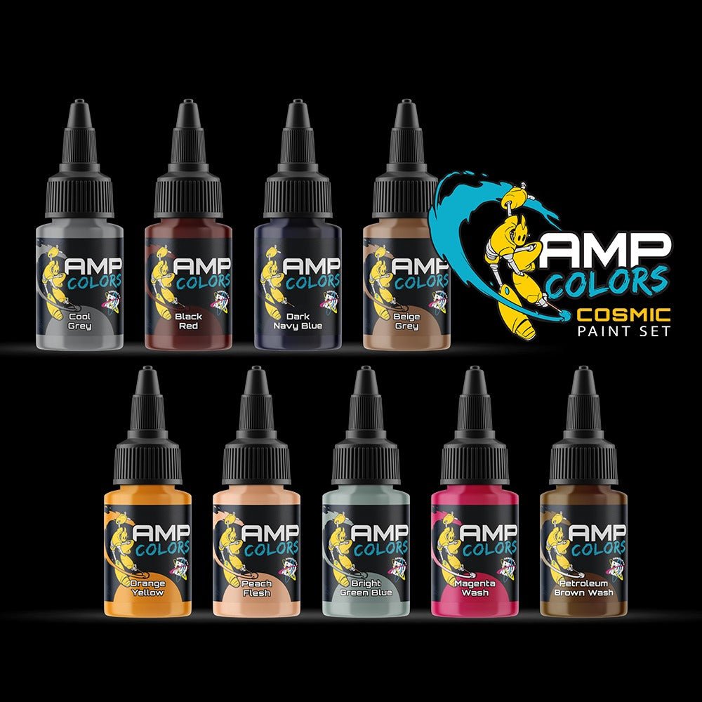 Amp Colors: Cosmic Paint Set 1 - Pro Acryl Paint Set - Monument Hobbies - Gootzy Gaming