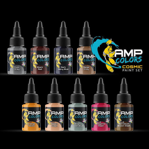 Amp Colors: Cosmic Paint Set 1 - Pro Acryl Paint Set - Monument Hobbies - Gootzy Gaming