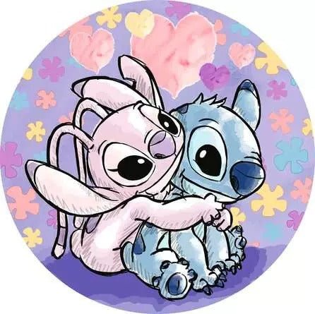 Angel and Stitch 500 Piece Circle Puzzle - Gootzy Gaming