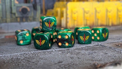 Angels of Death - Hand Crafted Resin 25 Square Corner Dice Set - Gootzy Gaming