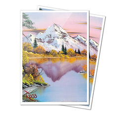 APEX Deck Protector Sleeves: Bob Ross - Mighty Mountain Lake (105ct) - Gootzy Gaming