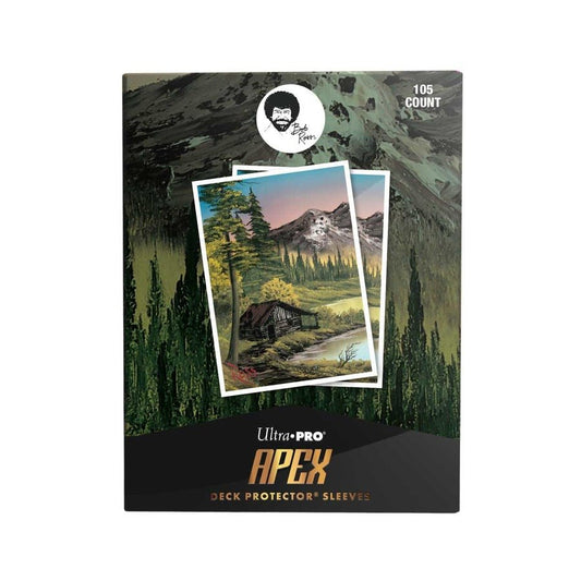 APEX Deck Protector Sleeves: Bob Ross - Mountain Retreat (105ct) - Gootzy Gaming