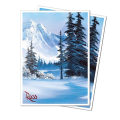 APEX Deck Protector Sleeves: Bob Ross - Winter Paradise (105ct) - Gootzy Gaming