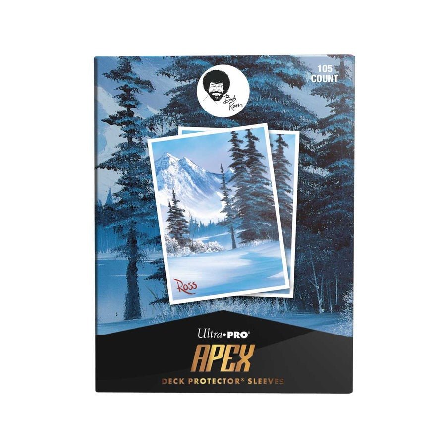 APEX Deck Protector Sleeves: Bob Ross - Winter Paradise (105ct) - Gootzy Gaming