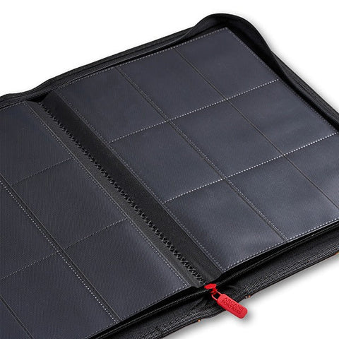 Arcane Fortress 9 - Pocket Binder (360 Card Capacity): Stained Glass - Burning Mountain - Gootzy Gaming