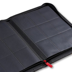 Arcane Fortress 9 - Pocket Binder (360 Card Capacity): Stained Glass - Burning Mountain - Gootzy Gaming