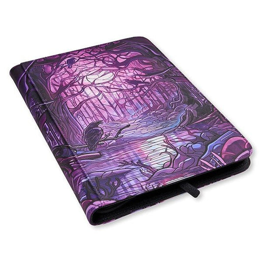 Arcane Fortress 9 - Pocket Binder (360 Card Capacity): Stained Glass - Decaying Swamp - Gootzy Gaming