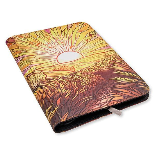 Arcane Fortress 9 - Pocket Binder (360 Card Capacity): Stained Glass - Golden Plains - Gootzy Gaming
