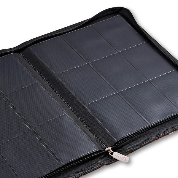 Arcane Fortress 9 - Pocket Binder (360 Card Capacity): Stained Glass - Golden Plains - Gootzy Gaming