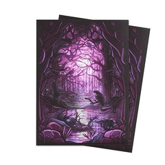 Arcane Fortress Standard Matte Art Card Sleeves (100 Ct): Stained Glass - Decaying Swamp - Gootzy Gaming