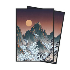 Arcane Fortress Standard Matte Art Card Sleeves (100 Ct): Ukiyo - e - Crimson Ridge - Gootzy Gaming