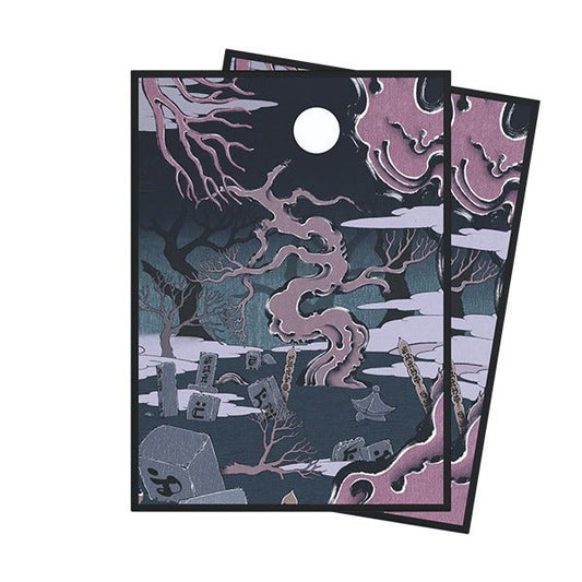 Arcane Fortress Standard Matte Art Card Sleeves (100 Ct): Ukiyo - e - Marsh of the Unspoken - Gootzy Gaming