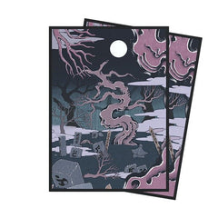 Arcane Fortress Standard Matte Art Card Sleeves (100 Ct): Ukiyo - e - Marsh of the Unspoken - Gootzy Gaming