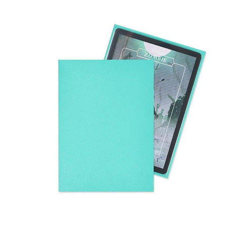 Arcane Fortress Standard Matte Card Sleeves (100 Ct): Dynasty - Aqua Blue - Gootzy Gaming
