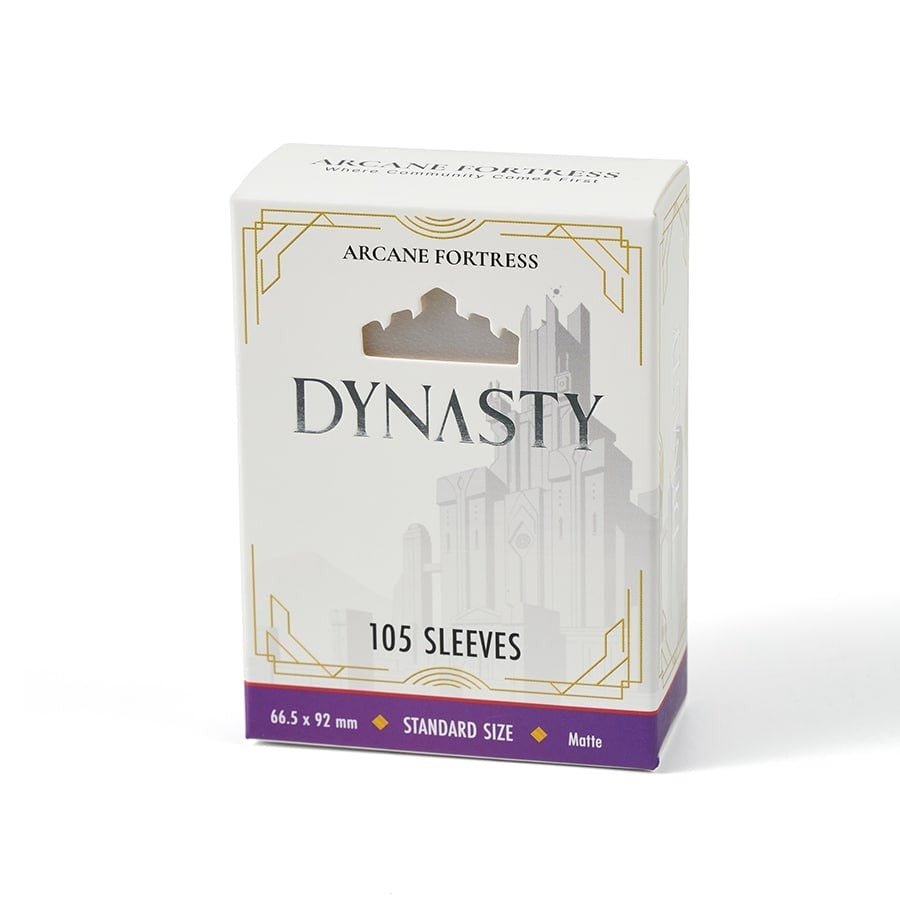 Arcane Fortress Standard Matte Card Sleeves (100 Ct): Dynasty - Crystal Clear - Gootzy Gaming